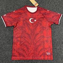 Turkijos marškinėliai 2026 m. Pasaulio čempionatui nepopuliarūs namų ir išvykos futbolo marškinėliai didelis dydis Turkijos futbolo marškinėliai S red