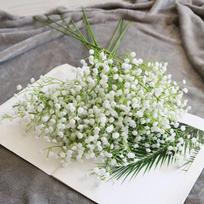 Dirbtinė gėlė Gipsofilė Vestuvių Namų Dekoracija Imitacinis Puokštė Nuotakos Laikoma Gipsofilė 10PCS balta