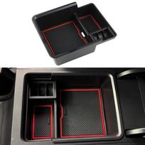 Car Central Armrest Storage Box for MG 4 MG4 EV Mulan 2022 2023 2024 Center Console Organizer Containers Tray Accessories Parts raudona