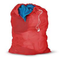 Nylon Laundry Bag In Robin Blue Sturdy And Washable Rectangular Shape 63.5 X 91.4 X 91.4 Cm raudona