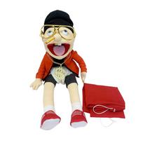 Didelė Jeffy lėlė pliušinis žaislas Žaidimų dainininkas Raperis Zombio ranka Muppet pliušinė lėlė Tėvų ir vaikų šeimos lėlė Dovanos gerbėjams Mergaitėms beige