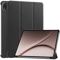 OnePlus Pad 4 13,2 colio 2026 dėklas Trigubas odinis kietas stovas Išmanusis dangtelis Coque Oneplus Pad 4 dėklui OnePlus Pad4 dėklui For Oneplus Pad 4 juoda