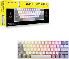 Corsair CLIPPER PRO MINI 60 HE Žaidimų Klaviatūra | White