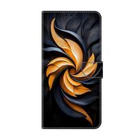 Skirta Samsung A17 A57 A37 5G dėklas-piniginė atverčiamas dėklas Samsung Galaxy A57 A37 A27 A17 A07 mados dažytas raštas apsauginis dangtelis Galaxy A07 5G black