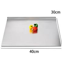 Nerūdijančio plieno Nerūdijančio plieno pjaustymo lentelės su krašteliu Apsauga stalviršiui Virtuvė 30*40*1.5cm