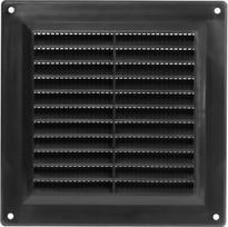 Europlast Plastikinės ventiliacijos grotelės, 150 x 150 mm, juodos