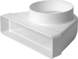 Europlast Ventiliacijos alkūnė EUROPLAST KLD25 220 x 55mm D100 90°