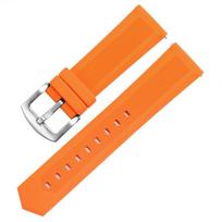 Guminė laikrodžio apyrankė tag heuer Seiko laikrodžio dirželiai 18mm 20mm 22mm 24mm juoda mėlyna oranžinė bet kokiam prekės ženklui Laikrodžio dirželių priedai 24mm orange