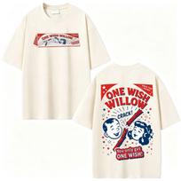 Vienas noras gluosnis apsėdimas siaubo filmas marškinėliai unisex unisex mada retro 90-ųjų Harajuku marškinėliai medvilniniai kasdieniai aukštos kokybės marškinėliai 4XL white