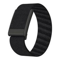 For Whoop 5.0/MG Watch Bands Silicone Nylon Breathable Adjustable Wristband Metal Frame Bracelet for Whoop 5.0/MG Watch Strap black