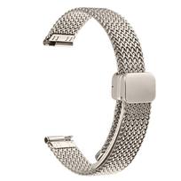 Suderinama su Garmin Lily 2 laikrodžio apyranke, 14 mm metalinė tinklelio moteriška pakaitinė juosta, suderinama su Garmin Lily2 apyrankėmis 14mm universal gray