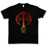 Ellcrys T Shirt The Movie Book Shannara Tree Symbol Sign Logo Chronicles Vintage Breathable Slightly Casual Stylish XL brown