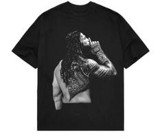 Roman Reigns Uždaryk Burną Marškinėliai Vintažiniai 90-ųjų Imtynių Grafiniai Marškinėliai Streetwear Dovana 4XL gray