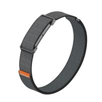 Nailono rankos dirželis Google Fitbit Air Active juostai Minkštas kvėpuojantis reguliuojamas žasto dirželis su metaliniu dėklu Google Fitbit Air For GoogleFitbit Air gray