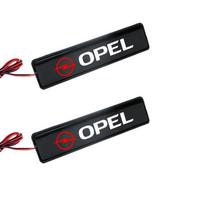 Automobilio žibintas LED priekinės grotelės emblema ženklelis dekoratyvinis Opel Adam Ampera Corsa Insignia Karl Rocks-e Astra Mokka Cascada