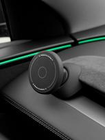 Silikoninis magnetinis telefono laikiklis Tesla Model 3 Highland, Model Y Juniper LHD RHD Automobilio laikiklis Interjero aksesuarai MagSafe black