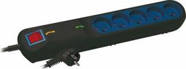 Lestar LF 2001A Surge Protector Power Strip, 3 Outlets, 3 m, black