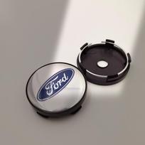 4 vnt. 54/56/60/65/68 mm automobilio ratlankio centrinis dangtelis, skirtas Ford Fiesta Mondeo Fusion Explorer Escape Focus Kuga, ratlankio dangtelio lipdukas 4cap