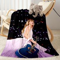 Taylor Swift: The Eras Tour Flannel Blanket-Soft and Suitable for Sofas,Beds,Offices,Travel,All Seasons,Great Gift for Holidays and Birthdays. 80cmx120cm