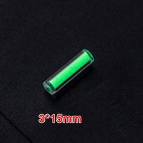 1Pc Glass Luminous Tube Fingertip Gyro Luminous Rod Outdoor Signal Lamp 3*15Mm žalia