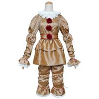 Autentiškas Pennywise Cosplay Kostiumas Vaikams Stepheno Kingo „Tai“ Klouno Kostiumas Helovino Šventei 140 auksinė