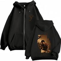 Singer Tayc Joÿa Album  Tour Merch Zipper Hoodie Men Women Fashion Hip-Hop Sweatshirts Winter Loose Casual Zip Up Jacket S juoda