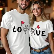 Couples Holiday Gift Summer Men and Womens T-and kids tshirt Pure Cotton Breathable Material Casual and Relaxed Couples Style XL black