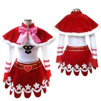 Perona cosplay kostiumas anime pirato raudonas apsiaustas ir sijonas moterims cosplay kostiumai XXXL juoda