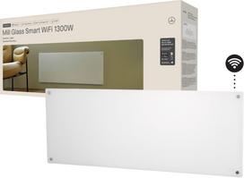 Mill Glass Smart WiFi Panel Heater Gen. 4 | GL1300WIFI4 | Panel Heater | 1300 W | Suitable for rooms up to 15-19 m² | White