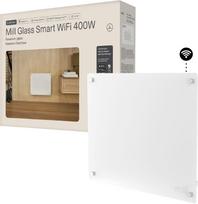 Mill Glass Smart WiFi Panel Heater Gen. 4 | GL400WIFI4 | Panel Heater | 400 W | Suitable for rooms up to 4-6 m² | White | IPX4