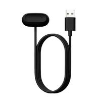 Charging Cable for Google Fitbit Air Smartwatch Replacement Charger Cord Fast Charging Dock Power Adapter Accessories black