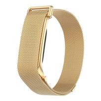 For Google Fitbit Air Hook and Loops Strap Band Magnetic Stainless Steel Wristwatch Straps Watch Loop Bracelet for Sport Fitness auksas