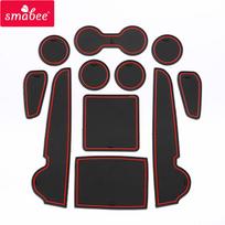 Gate Slot Cup Mat for Toyota Corolla Cross SUV 2021 2022 Anti-slip Pad Accessories Non-slip Mats Car Sticker Tidying 11pcs