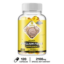 3-in-1 Fiber Psyllium Husk 2100mg 120 Capsules - Daily Fiber, Digestive Support 120*1