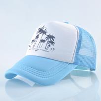 Snapback tinklinės beisbolo kepuraitės vasarinės sportinės kepurės vyrams moterims, madingos kokoso medžio hiphopo kepurė 56-60cm white