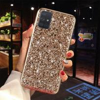 Samsung Galaxy A51 Case Glitter Bling dėklai, skirti Samsung A71 A51 SM A515F A717F A 51 71 TPU dangtelis Samsung A51 auksas
