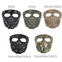 Skull Bearers Mask Stiklo pluošto nailono smūginė kaukė Black gray