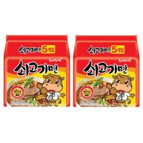 Samyang Jautienos ramen maišelyje 120g (5 pakuotės) # 2 Pack ( 10 pcs)