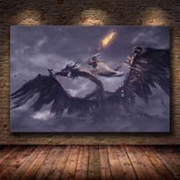Klasikinis žaidimo paveikslas The Dark Souls 3 Drobės tapyba Plakatų dekoravimas Namų sienų tapyba miegamojo dekoro freska 70X100cm Unframed