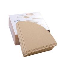 100 Pcs Coffee  Filters Multi-size Disposable Cone Coffee Filters Paper Food Grade Wood Pulp Filters 1-2 filter paper