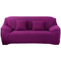 Vienspalvis universalus sofos sėdynės užvalkalas, fotelis, baldų užvalkalas, elastingas dėklas ant kampinės sofos užvalkalo 1 Seater/90*140cm violetinė