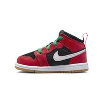 Air Jordan 1 Mid SE TD Christmas Baby Sneakers Black White Malachite DQ8420-006 22