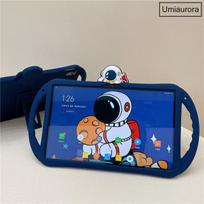 Sauklus silikoninis dėklas vaikams su planšetinio kompiuterio stoveliu Lenovo Tab Plus, smūgiams atsparus dėklas P11 Plus J616F J607F