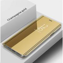 „Samsung Galaxy S24 Ultra Case Smart View“ veidrodinis odinis apverčiamas Funda S 24 Plus S24Ultra 24S 5G dangtelis, magnetinis knygų stovas Coque For Samsung S24 Plus auksas