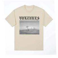 2024 Kanye West Vultures New Song and Album Cover T Shirt Unisex Women  Gothic Loose T-Shirts Hip Hop Punk Style Tees Streetwear S gray