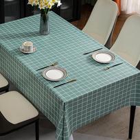Neperšlampama ir aliejui atspari PVC staltiesė Ins arbatos stačiakampė minimalistinė gėlių staltiesė 120*120cm gray