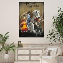 Animacinis A-Avataras The L-Legend of K-Korra Plakato Spaudiniai Sienos Tapyba Miegamojo Svetainės Dekoras Biuro Namų 21x30cm No Framed black