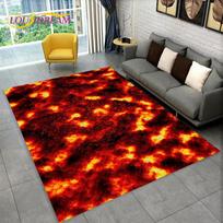 3D ugnikalnio lavos magmos kilimas didelis, kilimas svetainei, miegamajam, sofai, prie durų dekoracija, neslystanti kilimėlis vaikų žaidimams, dovana 100x150cm(39x59in)