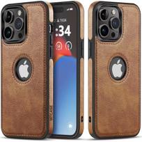 Prabangus PU odos telefono dėklas, skirtas iPhone 15 14 13 Pro 11 12 Pro Max XR XS Max X, odinis, plonas, minkštas galinis dangtelis For iphone Xs ruda