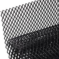 Aliuminio tinklinės grotelės l Automobilių lenktynių grotelių tinklelio ventiliacijos angos derinimas buferiams, atsparus vandeniui ir korozijai 12MM-C black